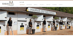 Desktop Screenshot of haras-mezeray.com